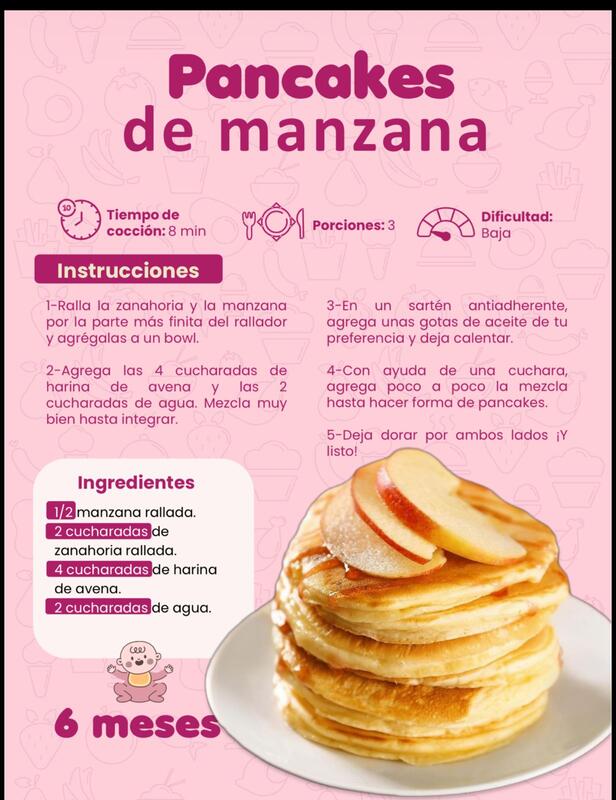 Página real del recetario Plan Nutribaby™